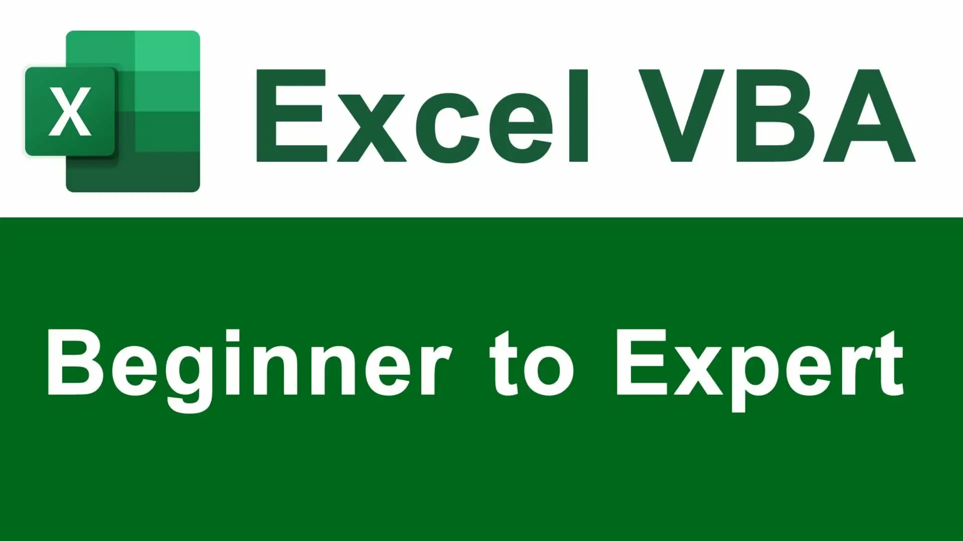 Excel VBA Programming – The Complete Guide